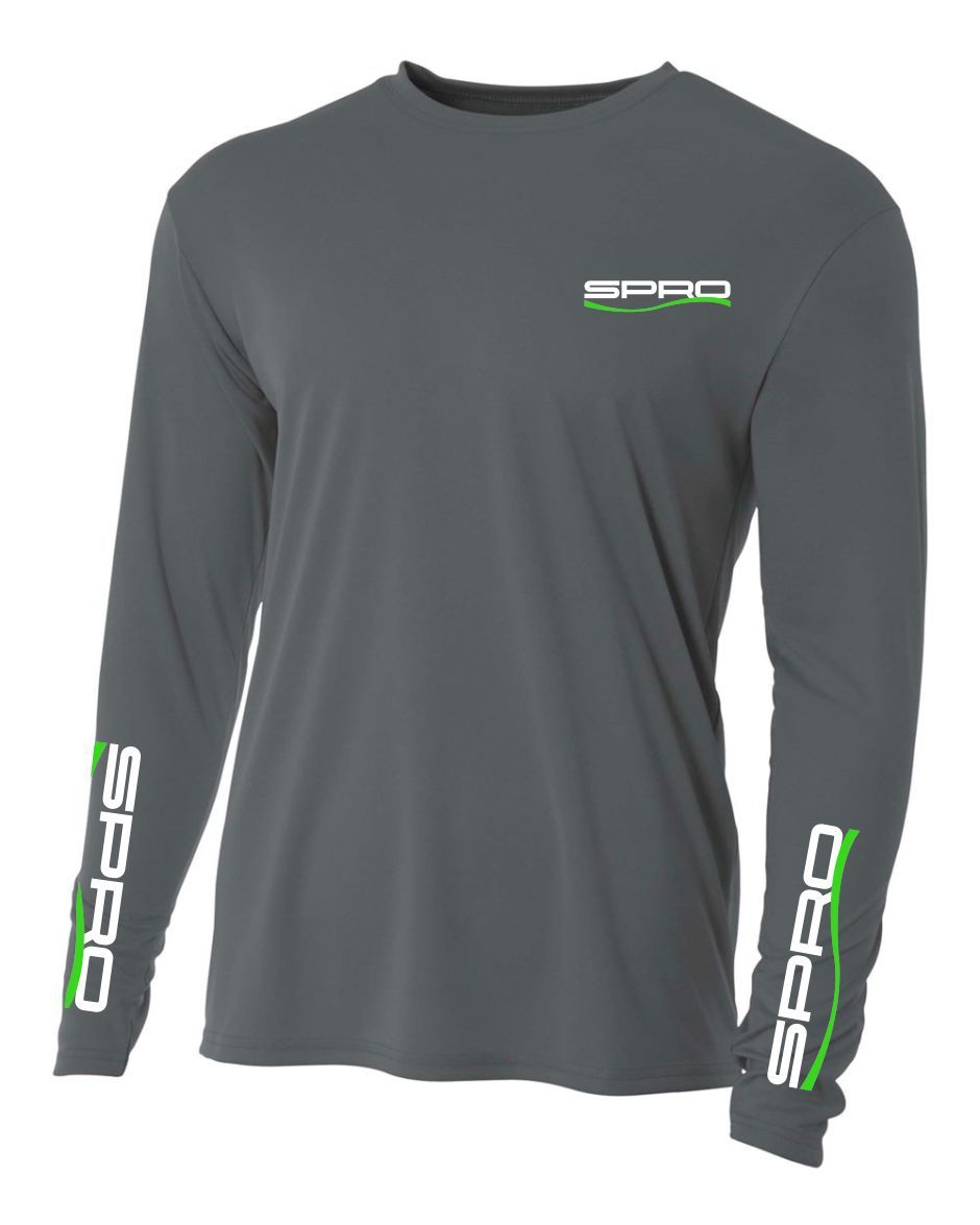 PERFORMANCE SHIRT LONG SLEEVE GRAPHITE