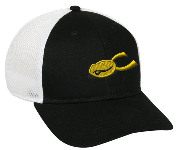 FROG HAT BLACK WITH WHITE MESH