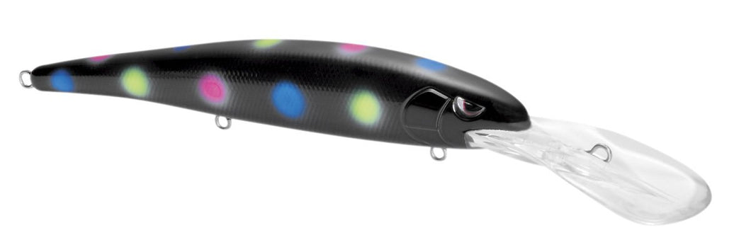 MADEYE MINNOW 120 BLACK DOT