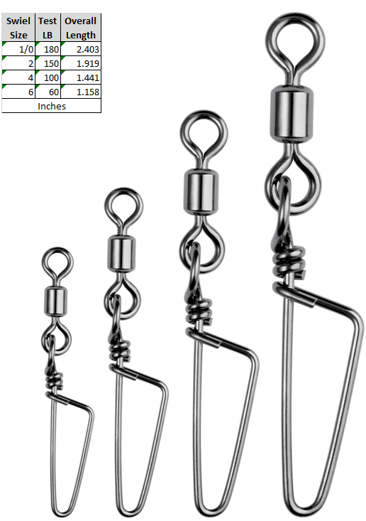 POWER SWIVEL WITH COASTLOCK SNAP
