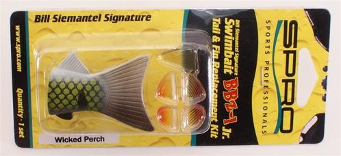 SB60 FIN & TAIL SET WICKED PERCH
