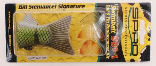 SB80 FIN & TAIL SET WICKED PERCH