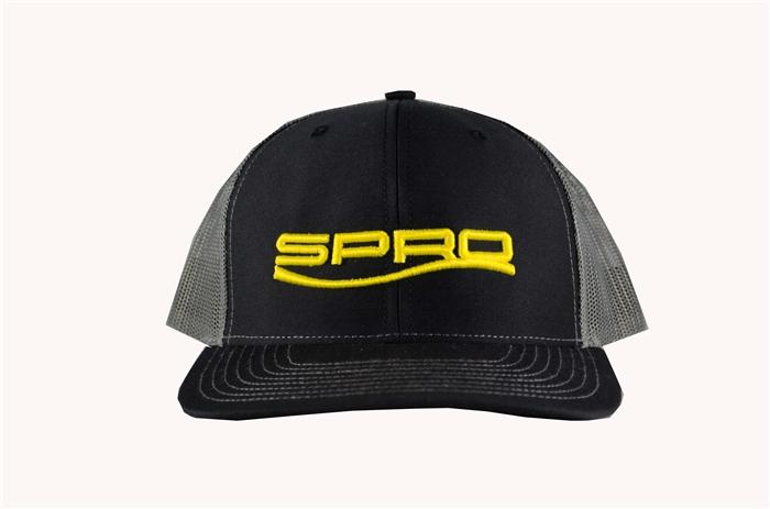 SPRO HAT BLACK WITH GRAY MESH